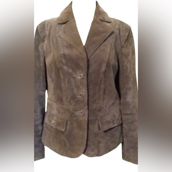 St. JOHN'S BAY Leather jacket size M - Picture 2 of 11